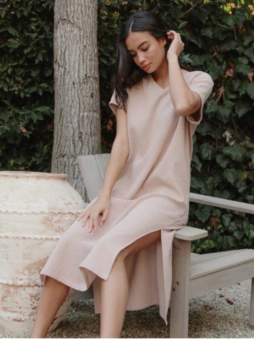 Jenni Kayne Cypress Blush Midi Dress
